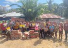 Peduli-Warga-Terdampak-Gempa,-Polres-Manggarai-Timur-Salurkan-Bantuan-ke-Posko-Kadung