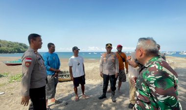 Pasca-Gempa-M7,7,-Polres-Manggarai-Timur-Imbau-Warga-Pesisir-Waspadai-Perubahan-Muka-Air-Laut