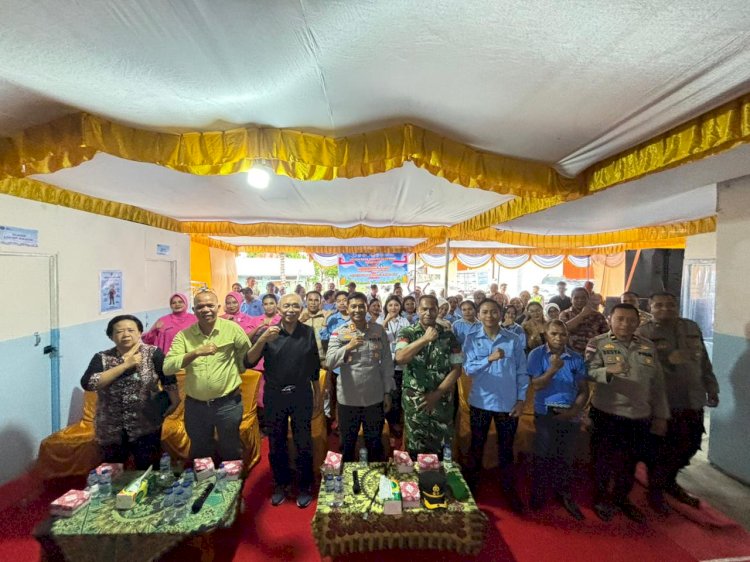 Polres Manggarai Timur Laksanakan Zoom Launching Operasional 166 SPPG Polri Yayasan Kemala Bhayangkari