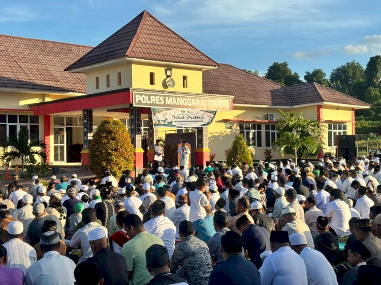 Momentum Idul Adha 1447 H, Polres Manggarai Timur Pererat Kebersamaan dan Silaturahmi
